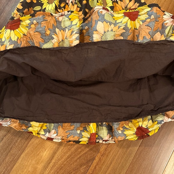Sunflower Print Gymboree Dress Girls Sz 7 - Like New! 🌻🌻🌻🌻 - Picture 5 of 5